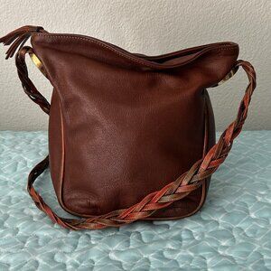 Ghurka Braided Handle Crossbody Bag